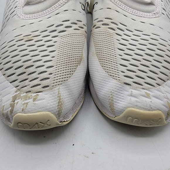 Nike Air Max 270 Mens Size 11 White Black Running Athletic Shoes AH8050-100